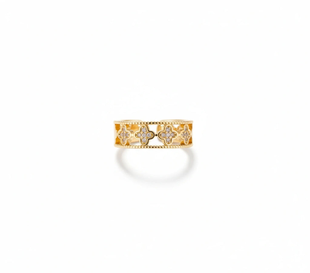 CLOVER TRELLIS RING