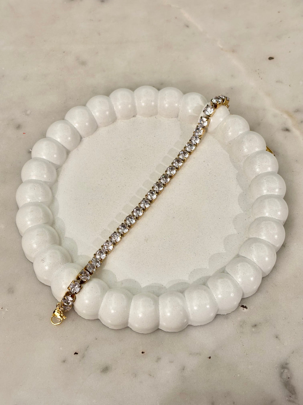 CLASSIC GOLD TENNIS BRACELET