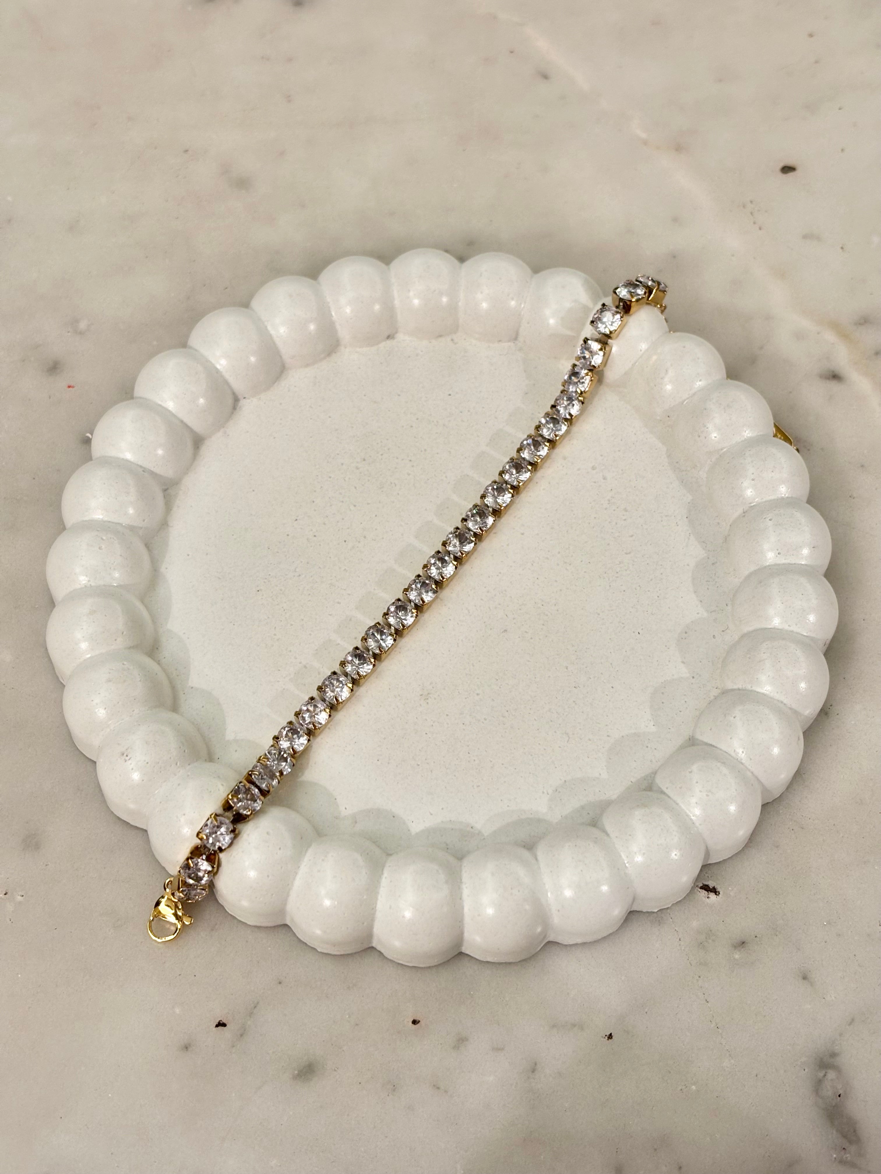 CLASSIC GOLD TENNIS BRACELET