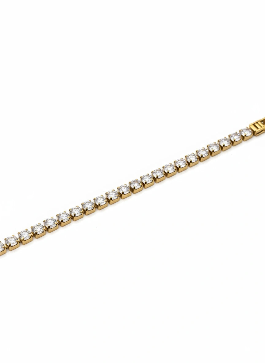 CLASSIC GOLD TENNIS BRACELET