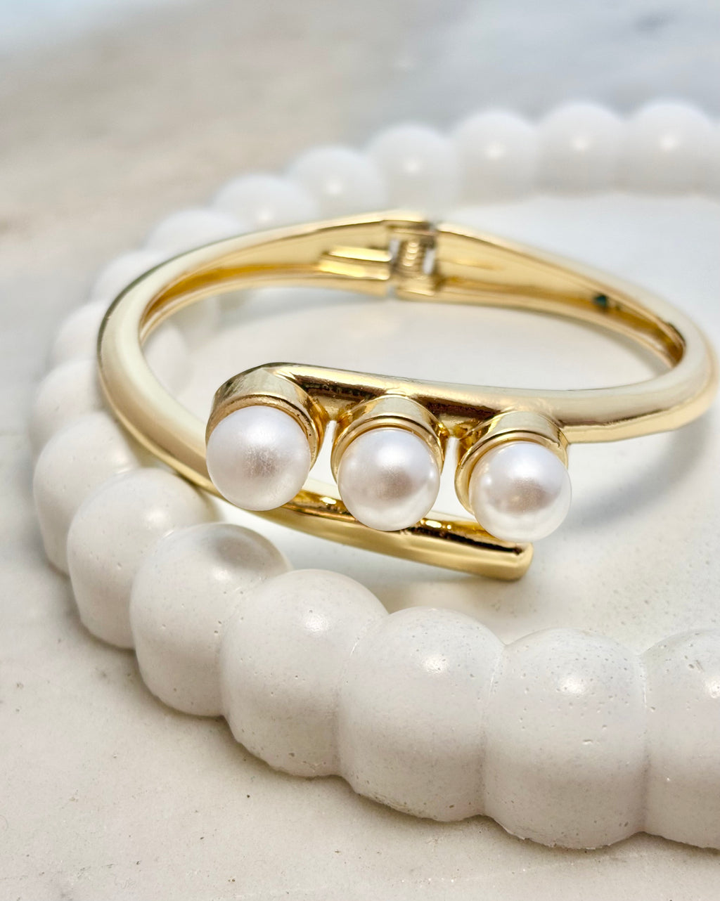 TRIO OF PEARL BANGLE